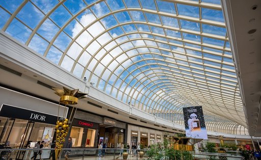 Local shopping and entertainment venues shopping district