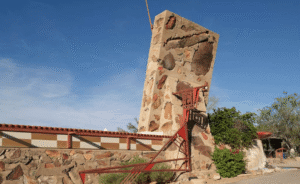 entry tower at Taliesin West