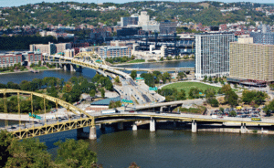 downtown pittsburgh from mount washington