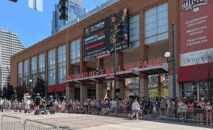 reds hall of fame exterior